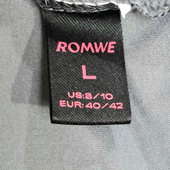 Absolutely Famous Floral Keyhole Tunic Top M - Picture 4 of 5